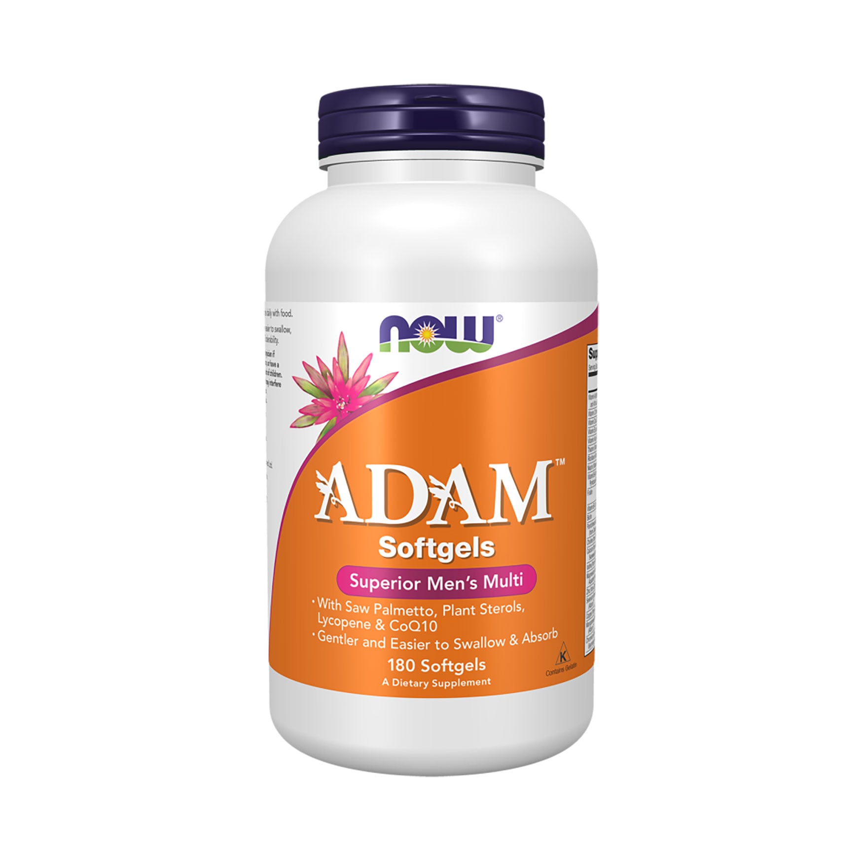 Чоловічі супер мультивітаміни NOW foods Adam Superior Men's Multi, 180 капсул